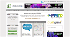 Desktop Screenshot of mediascope.com.au