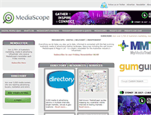 Tablet Screenshot of mediascope.com.au